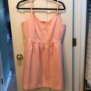 EUC j crew scalloped dress